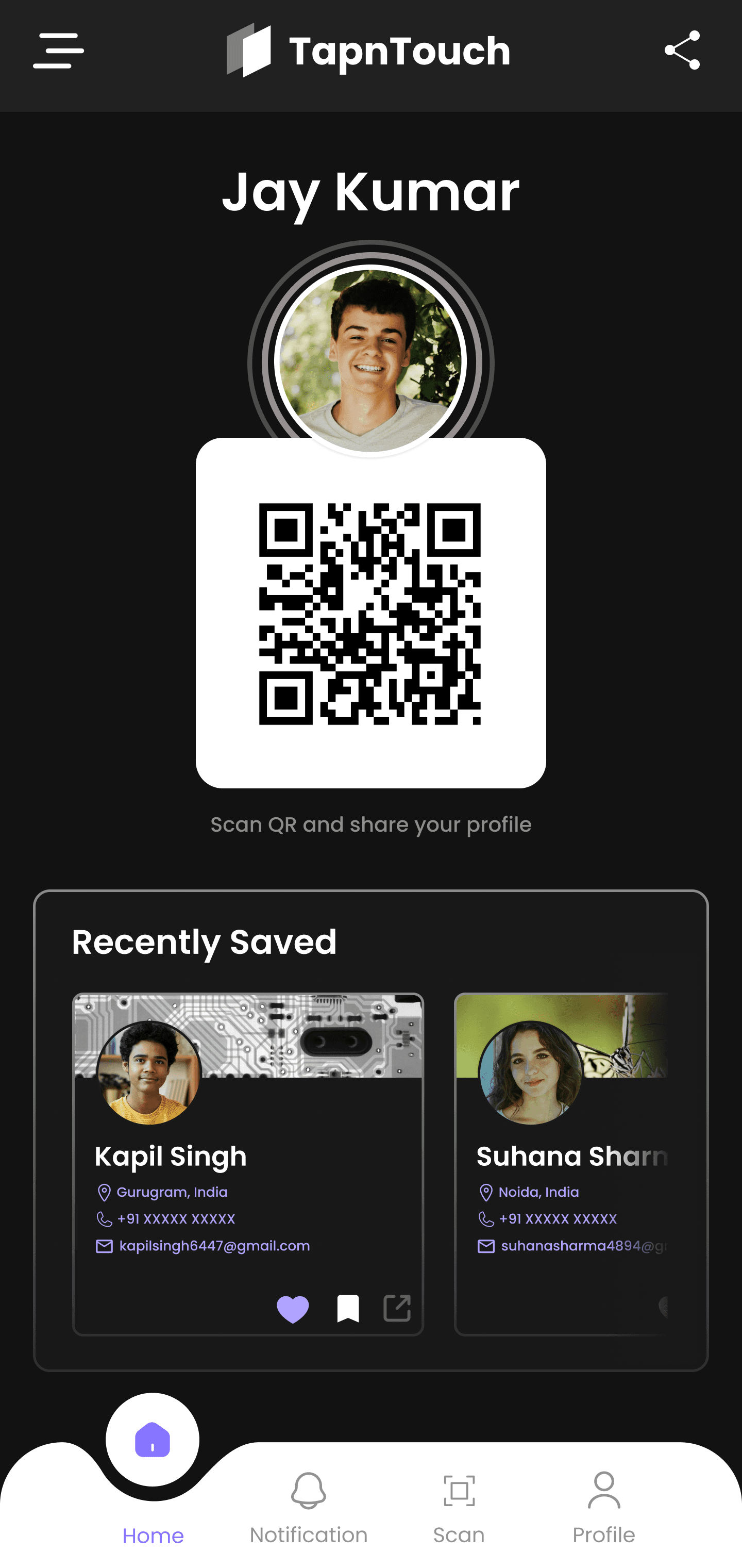 NFC Digital Identity Platform Home